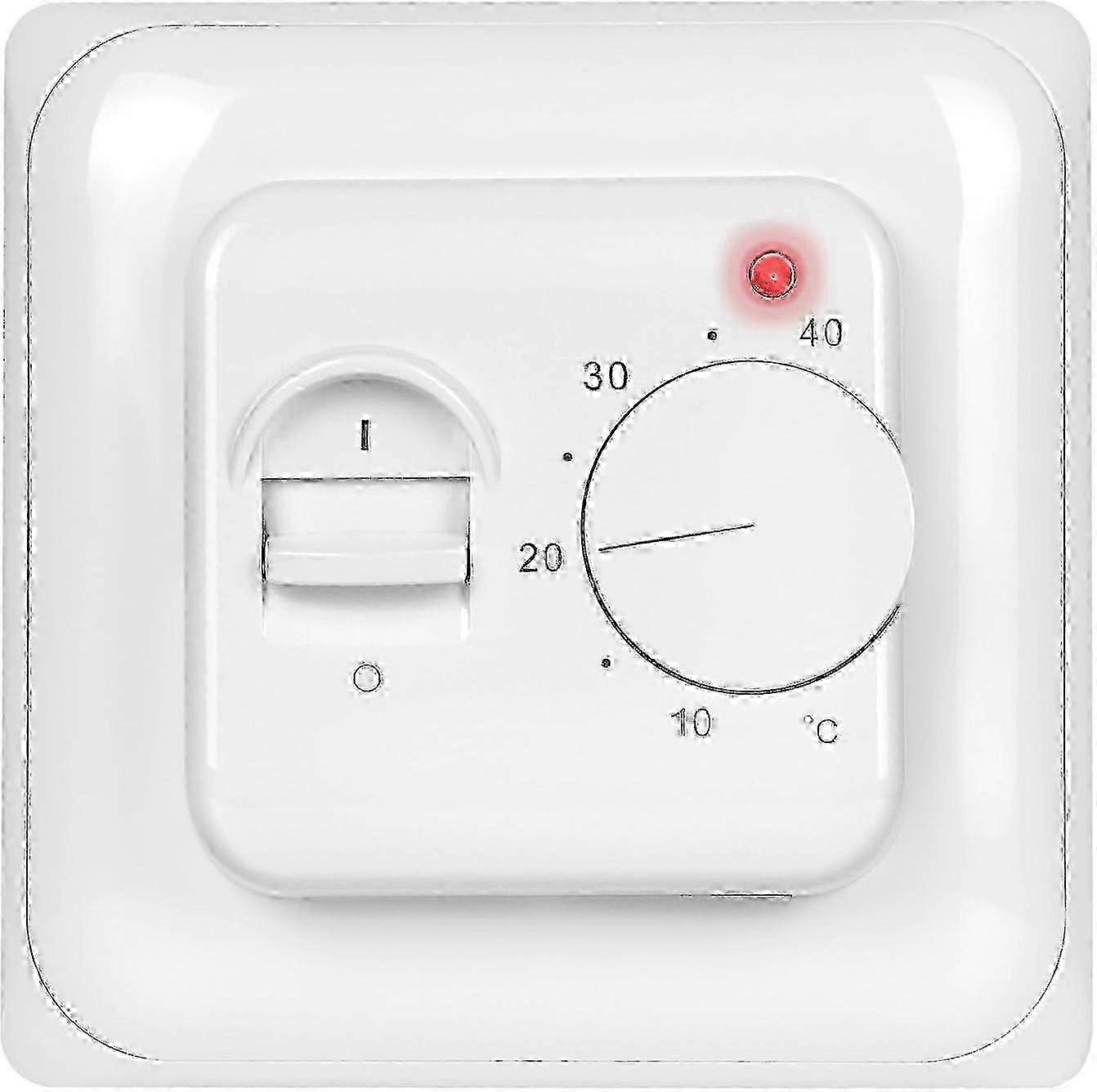 Analogue Room Thermostat with Floor Sensor for Electric Underfloor Heating: Temp Limit Function