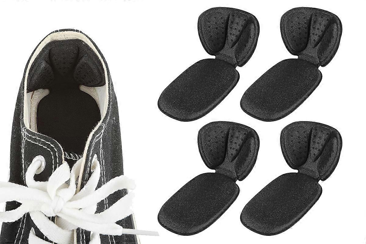 2 Pairs Of Mesh Adhesive Heel Grips Inserts Heel Cushion Pads