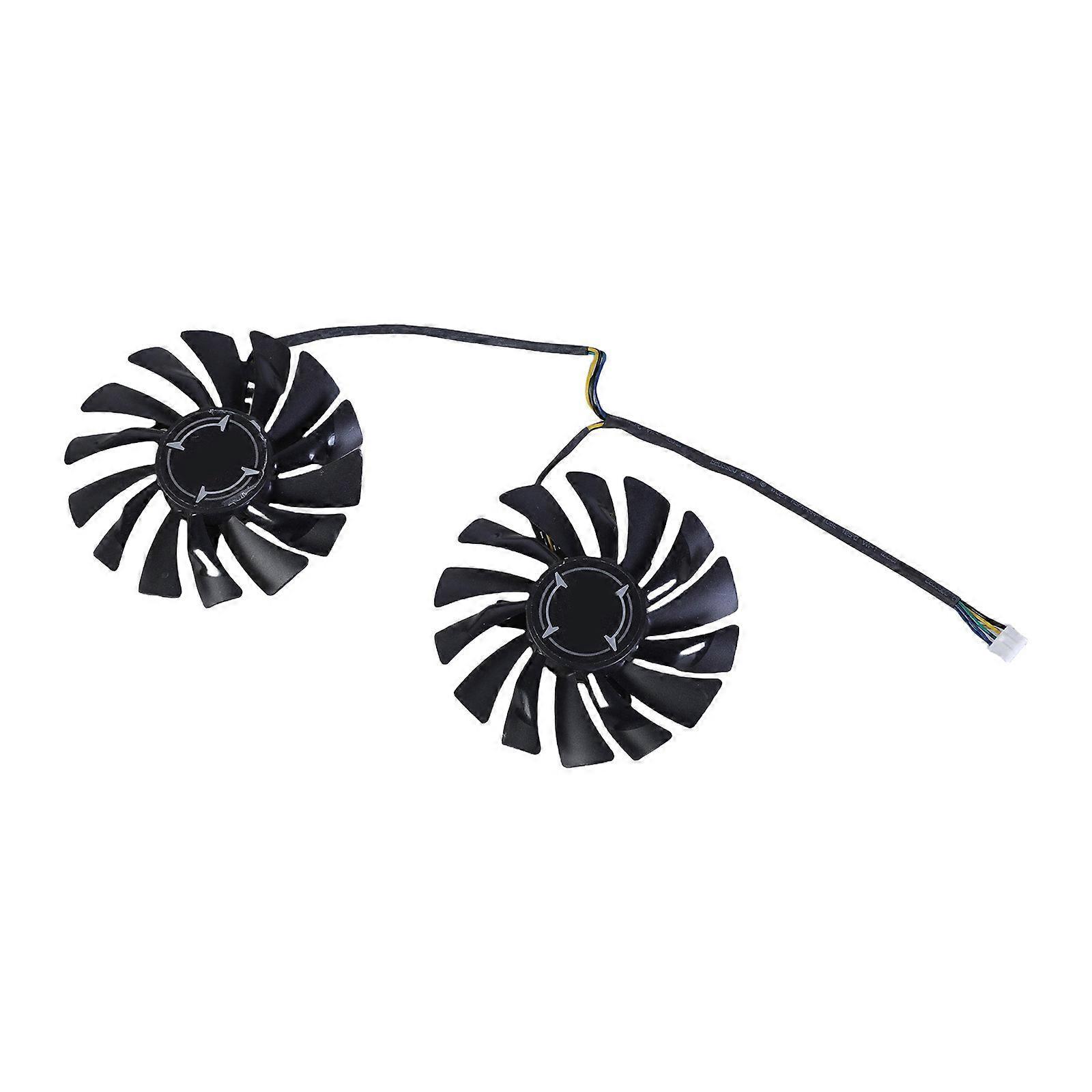 Efficient 4Pin Cooling Fan for RX470 RX480 RX570 Ensures Stable Prolongs Graphics Card Life 85CM PLD09210B12HH Multicolor