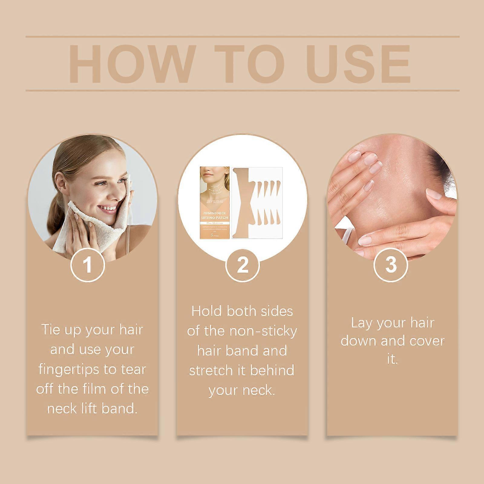 Jaysuing The Neck Care Patch Is Gentle And Skin-Friendly, Suitable For All Skin Types. It Is A Portable Neck Care Patch For Daily Use