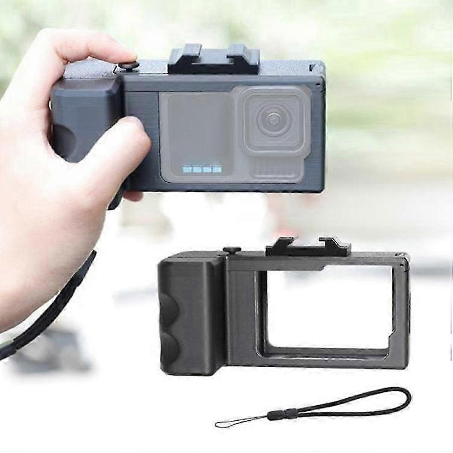 Street Vlogging Handle For GoPro HERO13 Black / 12 Black / 11 Black / 10 Black / 9