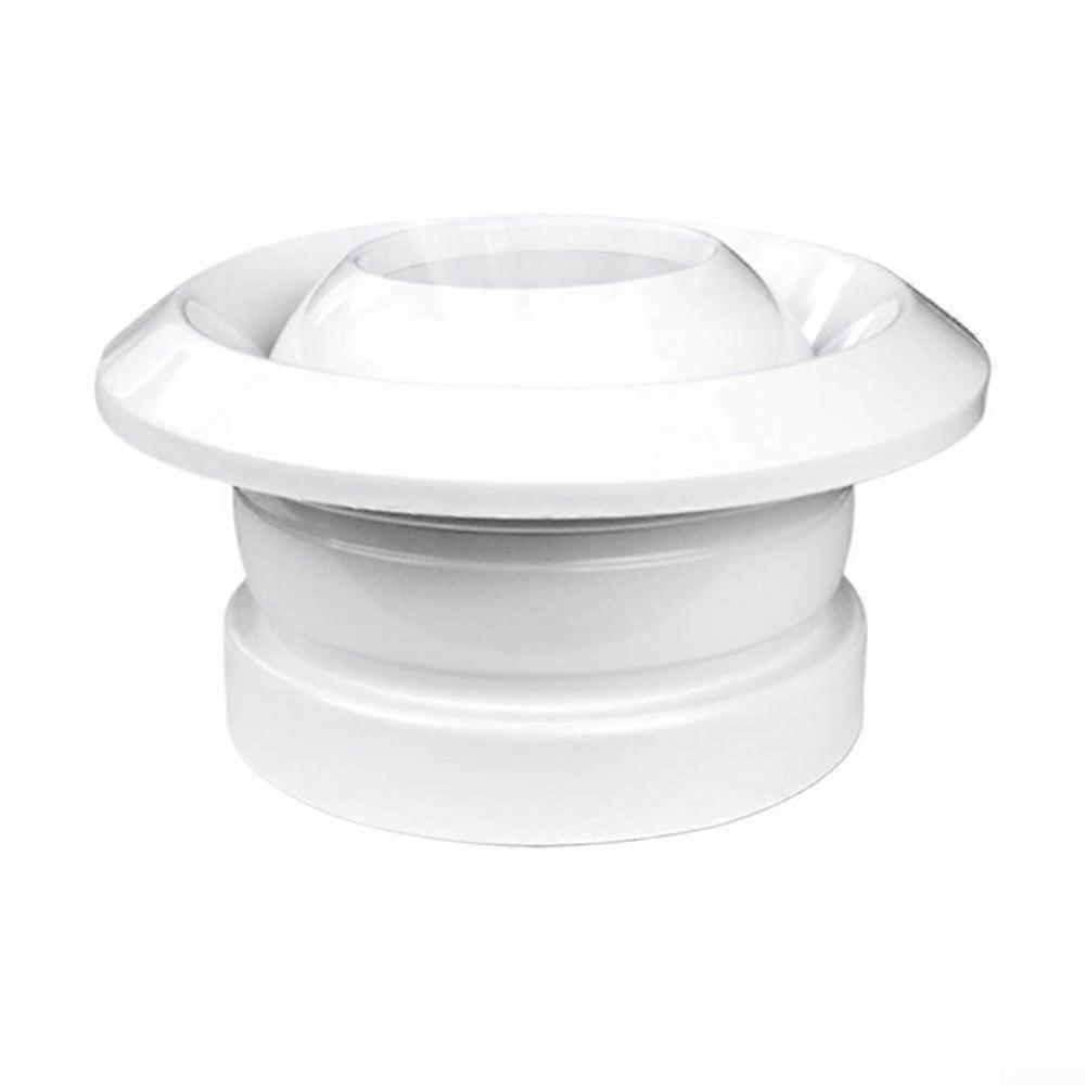 Ceiling Air Vent Cover ABS Circular Spherical Outlet Valve Adjustable Flow Control Noise Reduction White