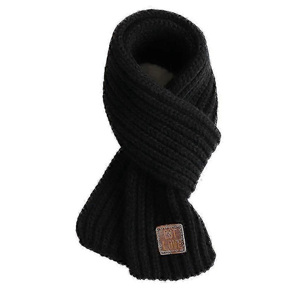 Taaperot Lapset Huivi Pojat Tytöt Talvi Neulotut lämpimät huivit Kaulanlämmitin Neulottu Lasten lämmin huivi