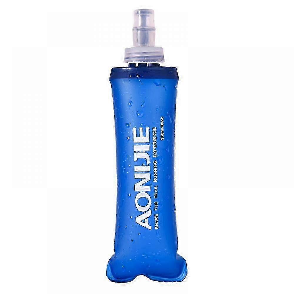 250ml/500ml Water Soft Flask Collapsible BPA Free TPU Water Bottle for Running, Marathon Hiking and Cycling