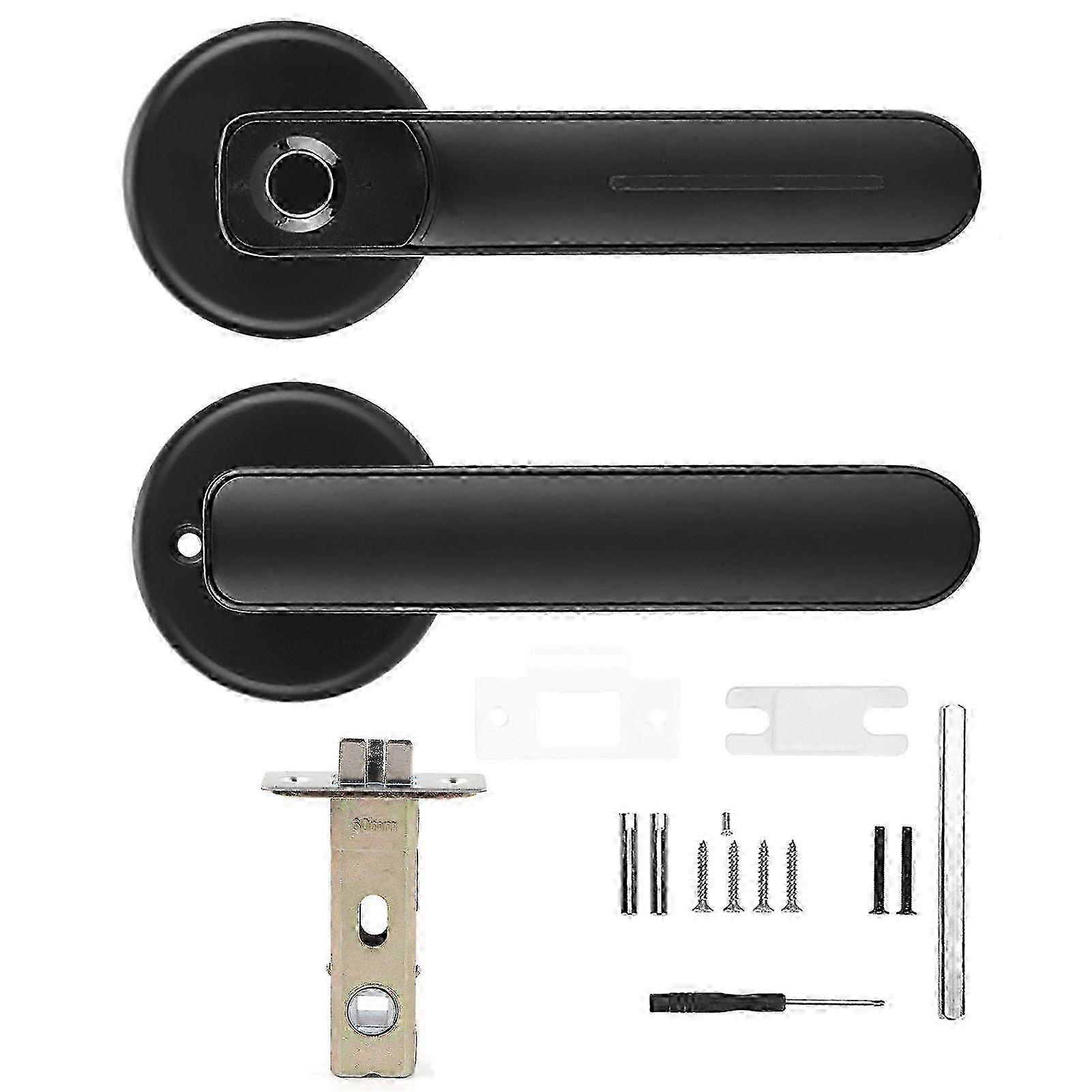 Intelligent Fingerprint Door Lock Keyless Security Entry Handle Locks for Home Apartment Office