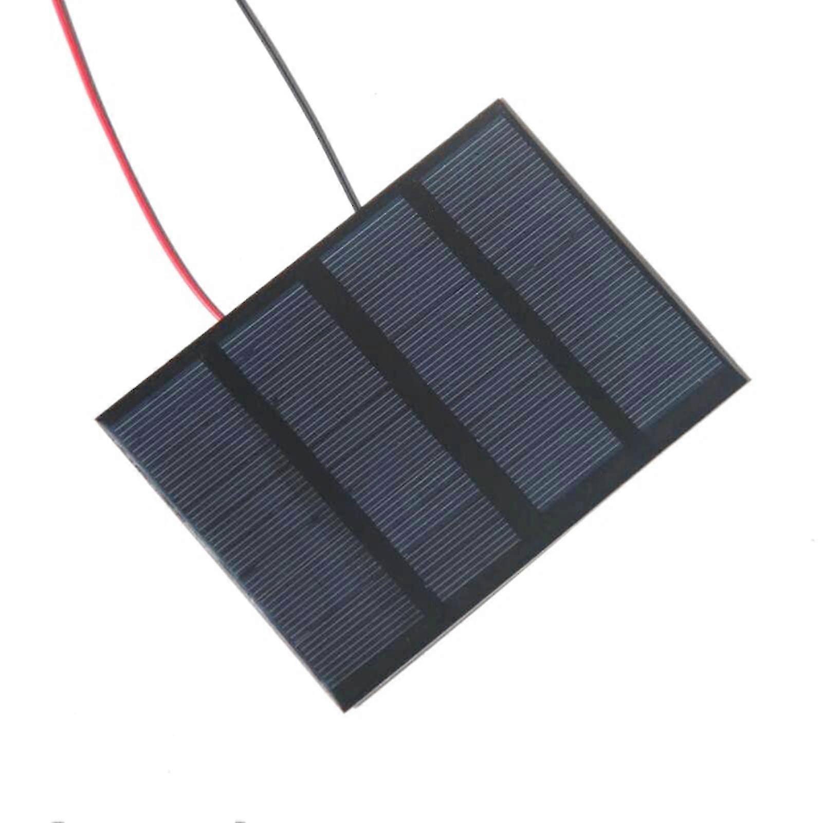 Polycrystalline Silicon Solar Panel With Picking Up The Red And Black Lines For Small Solar System