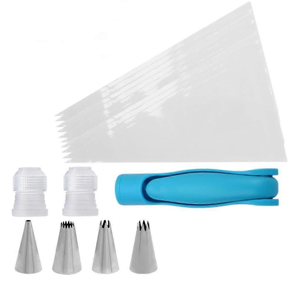 17 pcs/Set Reusable Baking Tool Kit with Nozzle Tips Pastry Icing Pen Piping Bag  Piping Aid