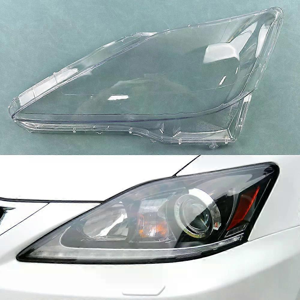 For Lexus IS250 IS300 IS350 2006-2012 Transparent Headlight Cover Lampshade Headlamp Lamp Shell Plexiglass Replace Original Lens