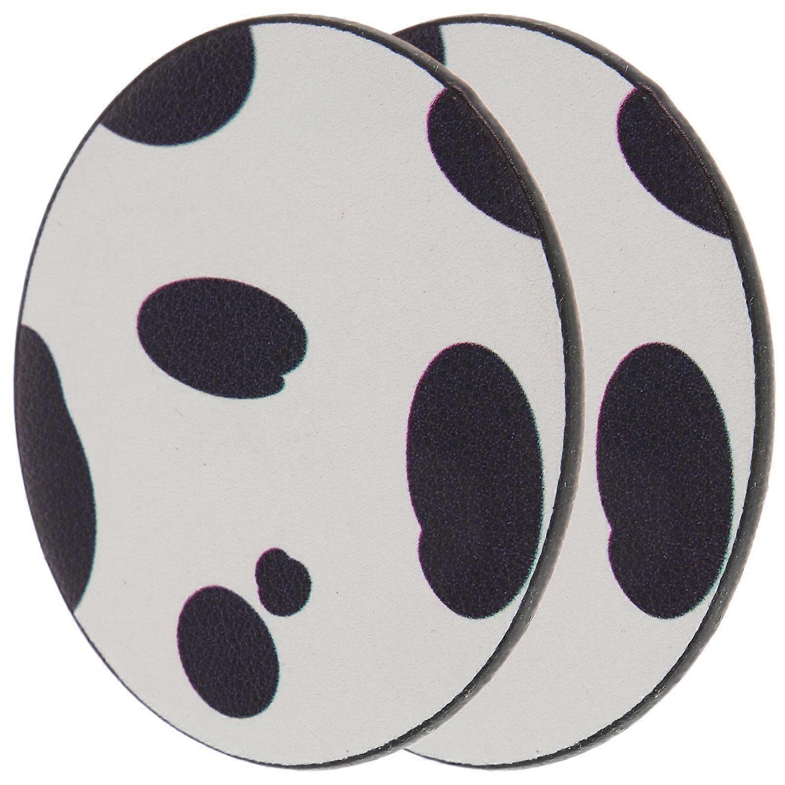 Car Coasters Car Cup Holder Coasters for 2Pcs Imitation Material