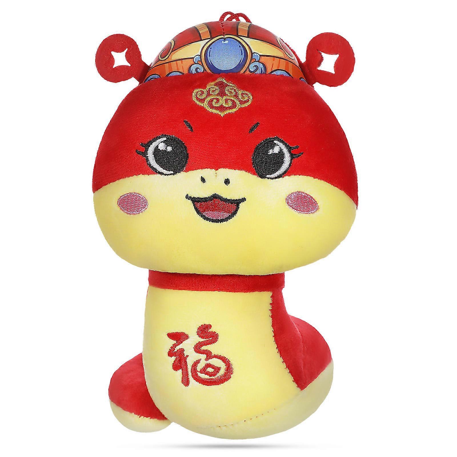 Chinese Zodiac Snake Plush for Decoration 2025 Chinese New Year Toy Snake Plush
