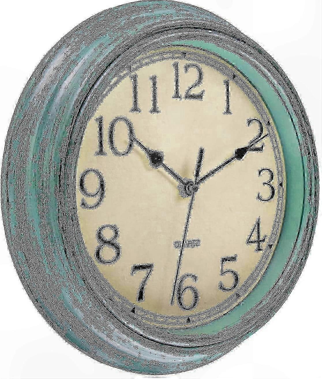 Classic Noiseless Quartz Wall Clock With 12-inch Dial And Smooth Sweep Functionality