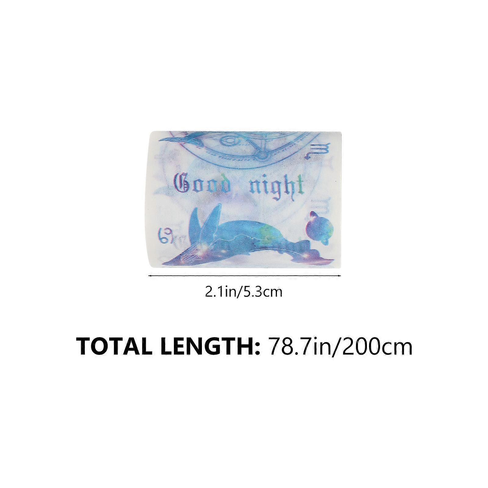 Decorative Tape for DIY 7 Rolls of Multi-Color Journaling Washi Tape