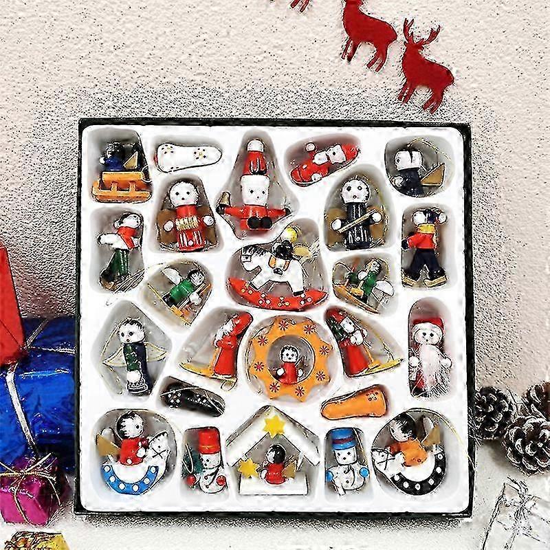 Festive Advent Calendar for Home with Tree Decorations