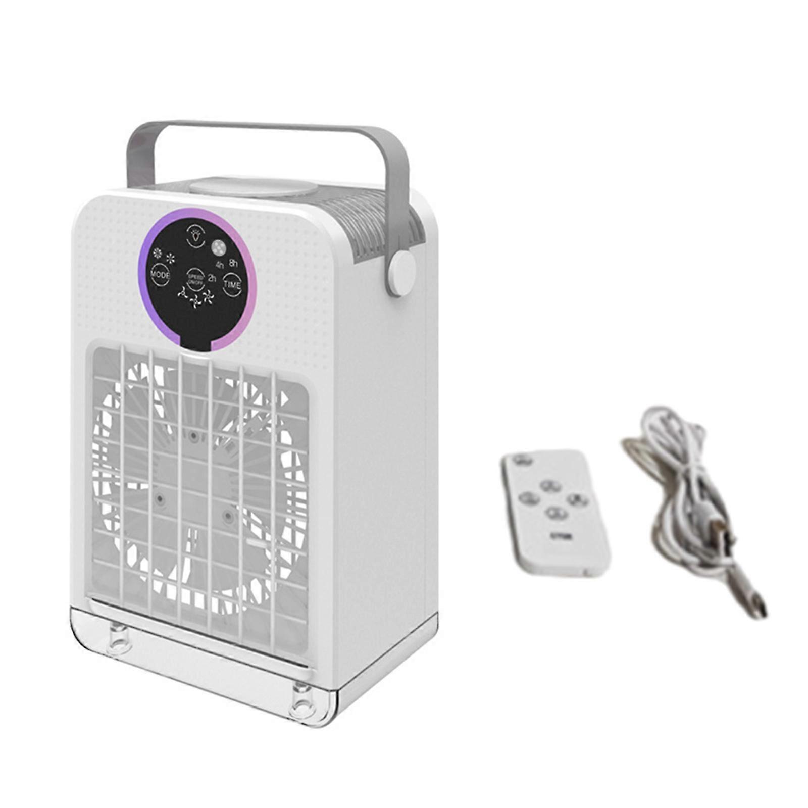 Practical Desktop Air Conditioning with 700ML Water Tank USB Operated Evaporative Technology Quiet for Work Bedroom Multicolor