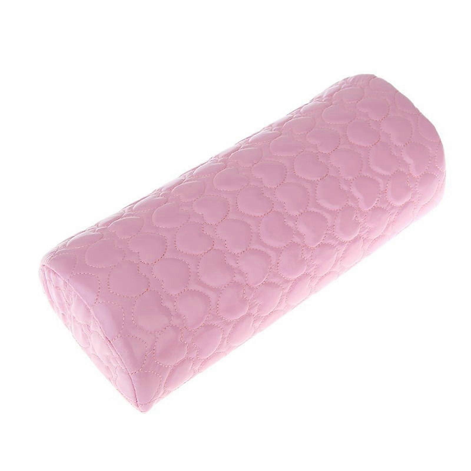 manicure tool hand-rest Cushions Holder Professional soft sponge Armrest rest cushion (pink)