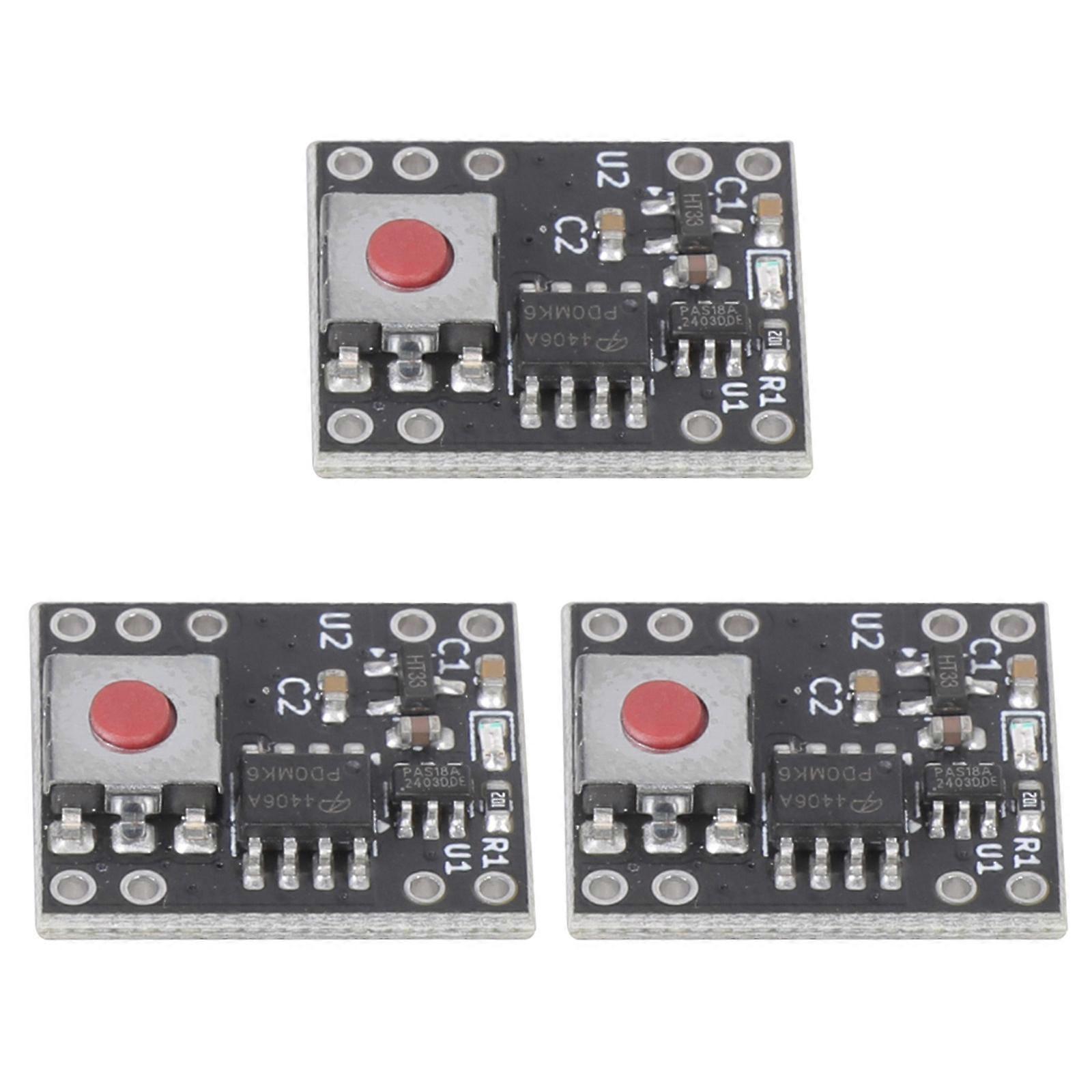 Small Power Switching Module DC3.3V-20V 11A Capacity Button Control Board For Home Automation And Electronic Projects Multicolor