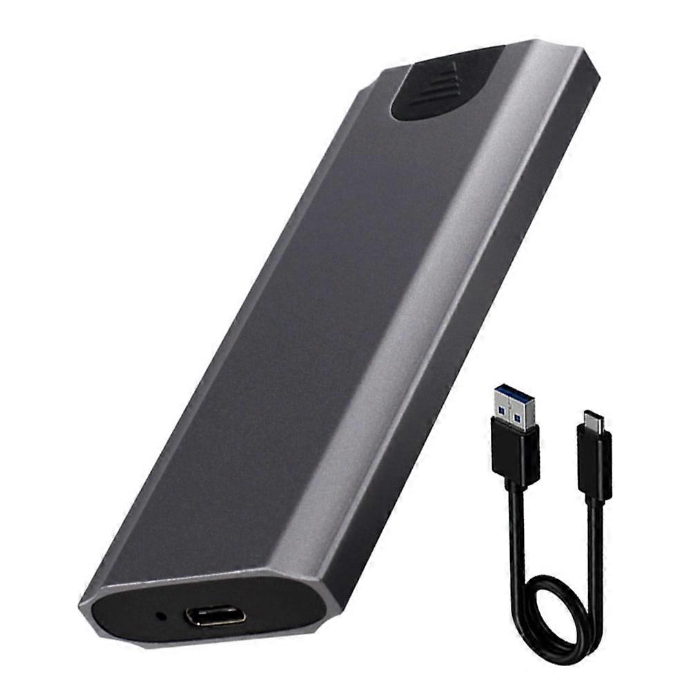 jixopn M.2 To USB Type C 3.1 SSD Enclosure M/B/(B+M) Key NVME/NGFF Dual Protocol Supoort for WindowsmacOS/Android/HaemonyOS