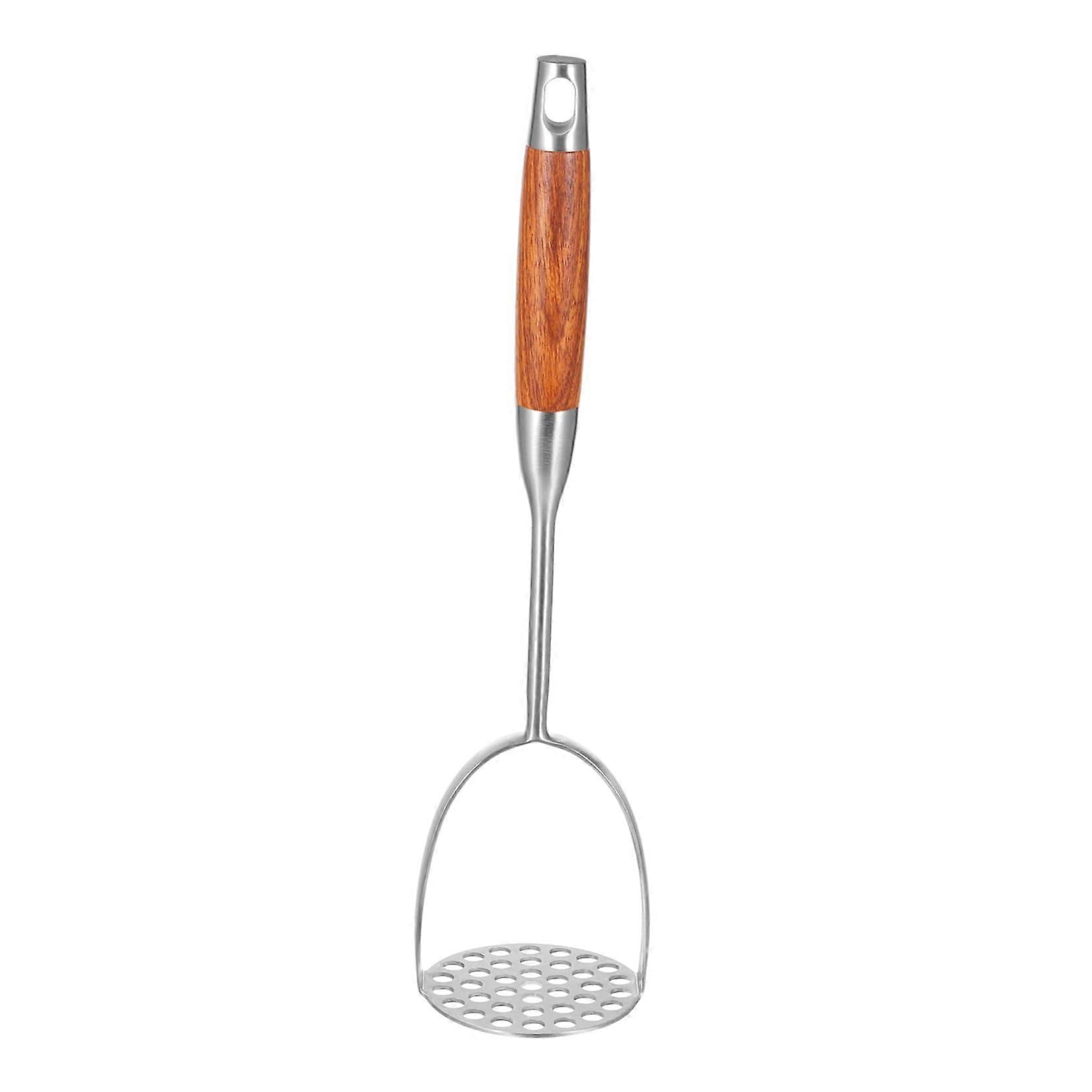 Potato Masher with Solid Handle Lightweight Press Tool for Mashing Vegetables and Fruits Assorted Colors