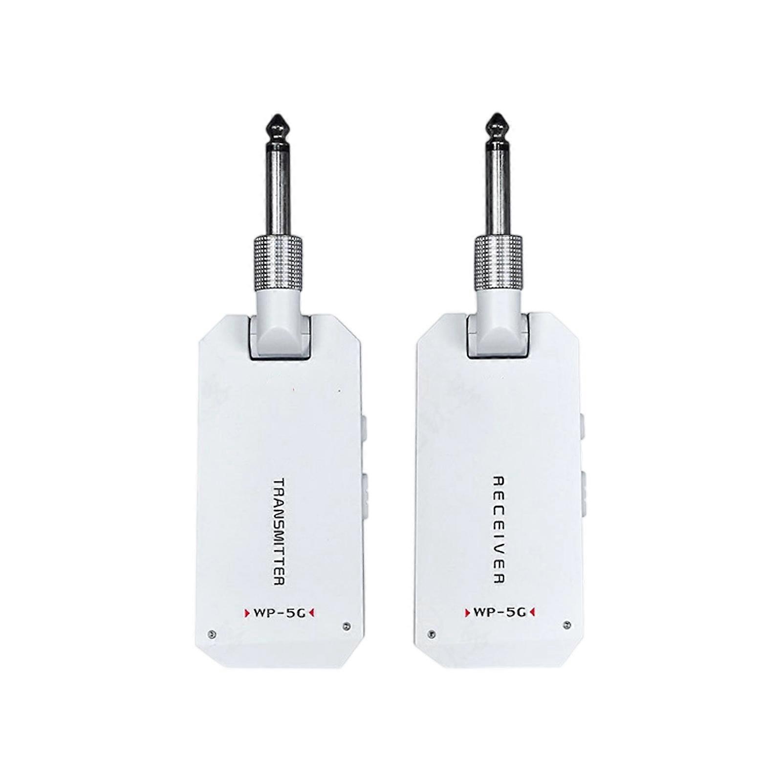 Professional Mobile Guitar Unit Offering 30m Extent 5.8GHz Speed 24bit Sound Standard and 8 Hour Battery Life  White