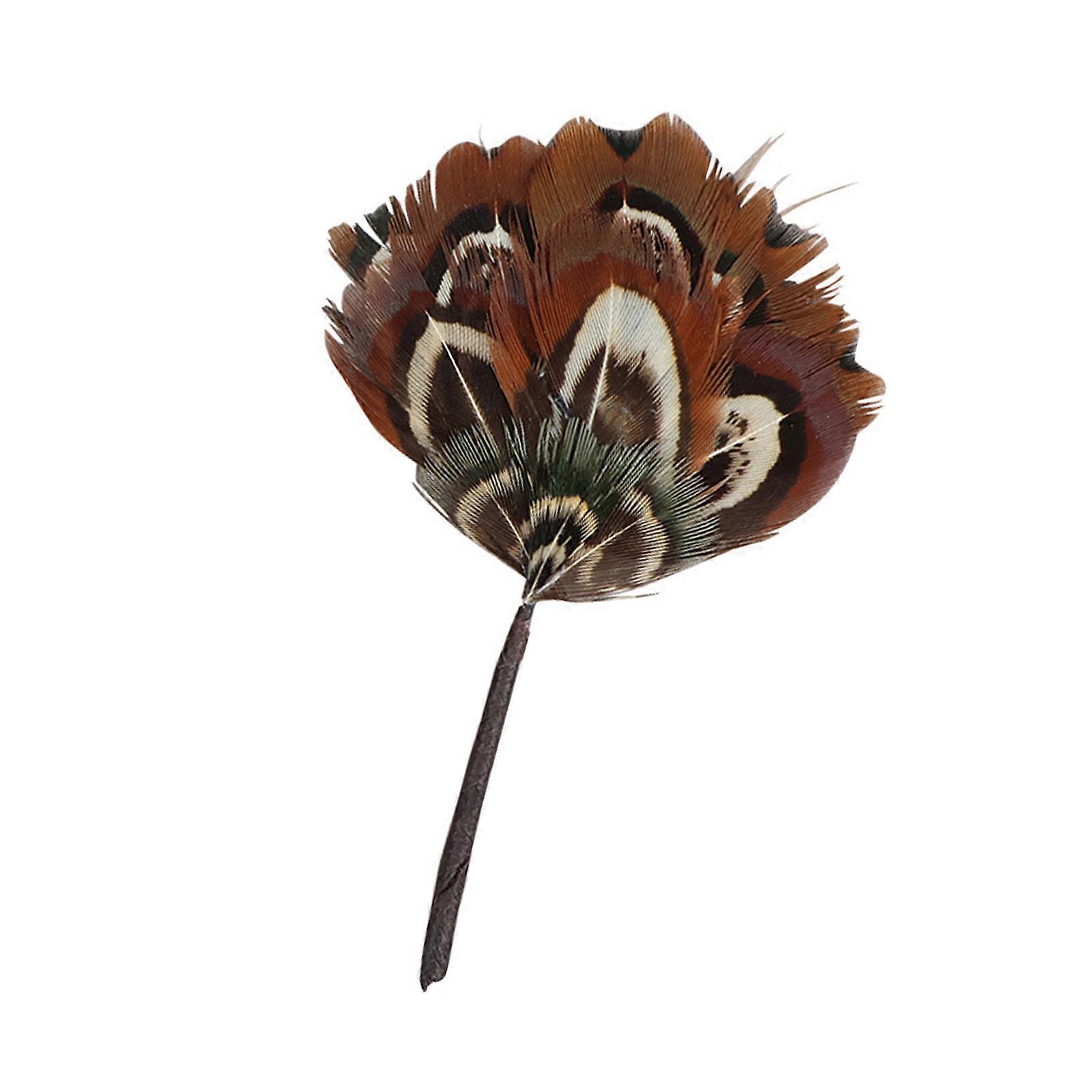 Miniature Chicken Down Decoration Artisanal Old Encouraged Accent Part For Model House Displays Multicolor