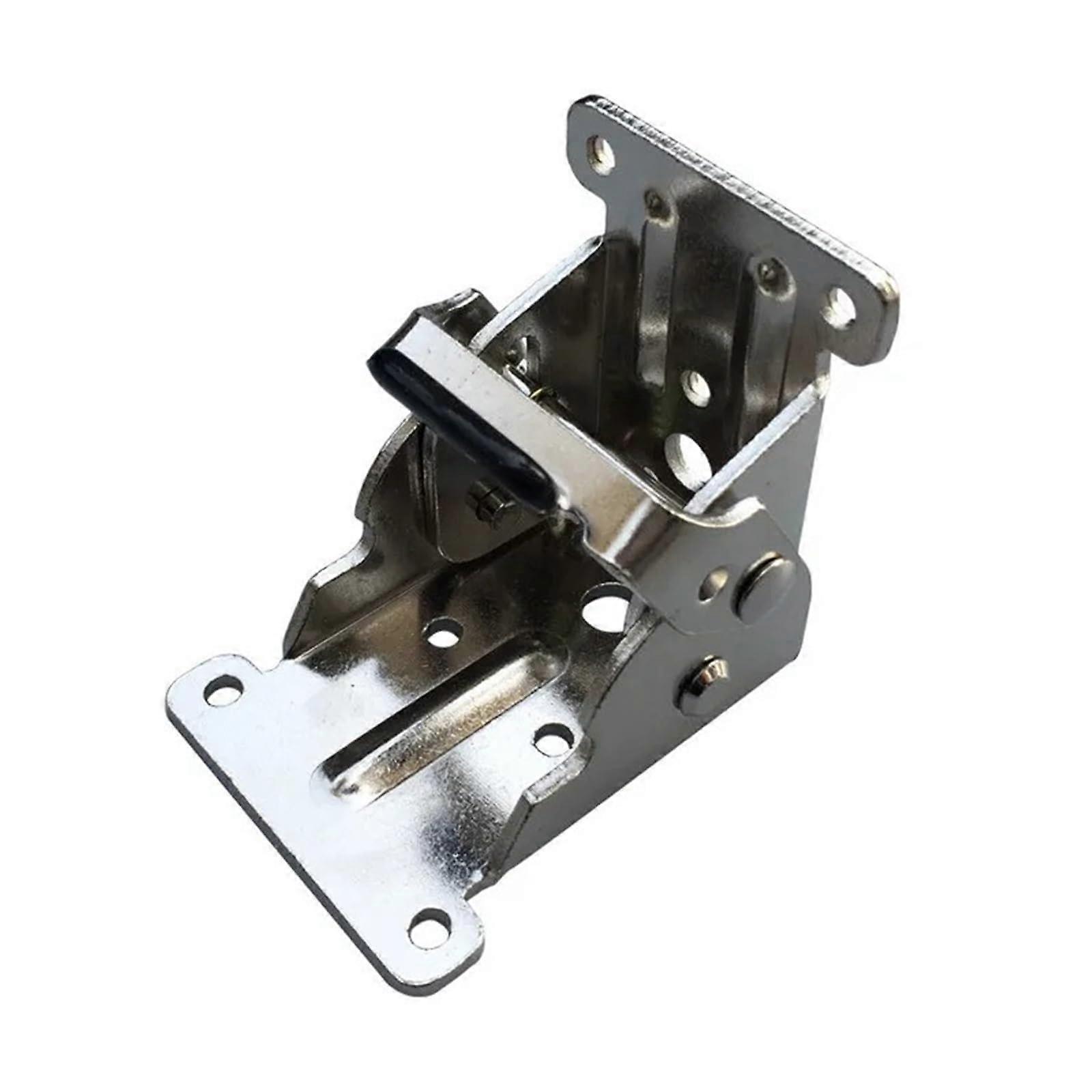 90 Degree Folding Hinge For Table Legs Brackets, 2 Pcs Fold Feet, Extension Tables, SelfLocking Hinges, Silver