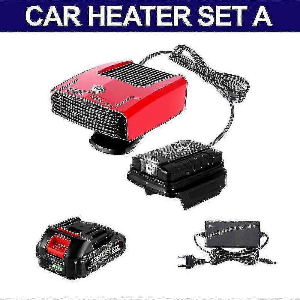 מחמם/מסיר אלחוטי לרכב 18V - מסיר ערפל 600W 4 ב-1 לשמשה קדמית (תואם לסוללות Makita, ערכת עשה זאת בעצמך)_CD