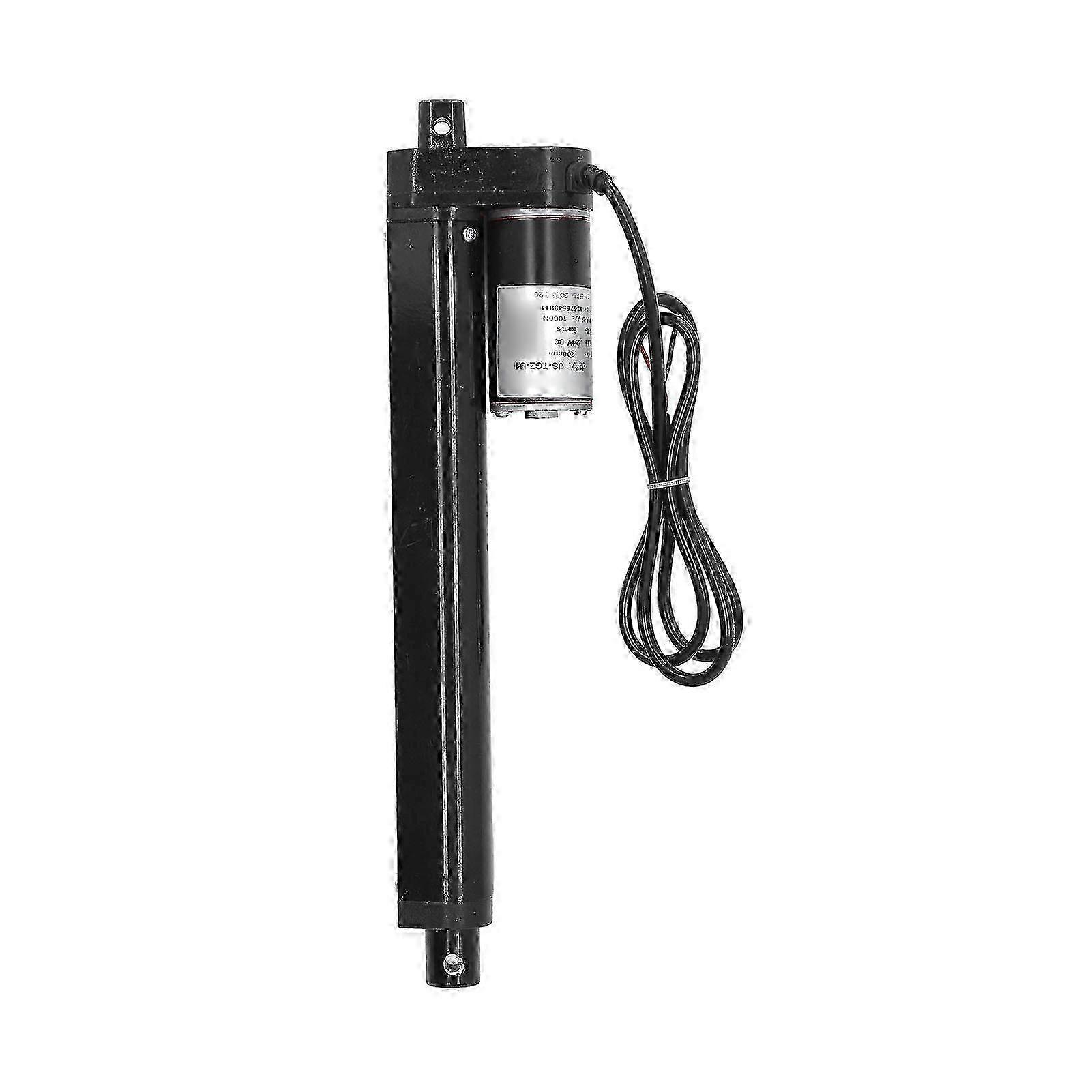 Linear Electric Actuator 1000N 200mm Stroke IP65 Black Linear Actuator with Limit Switch 24V Linear Actuator