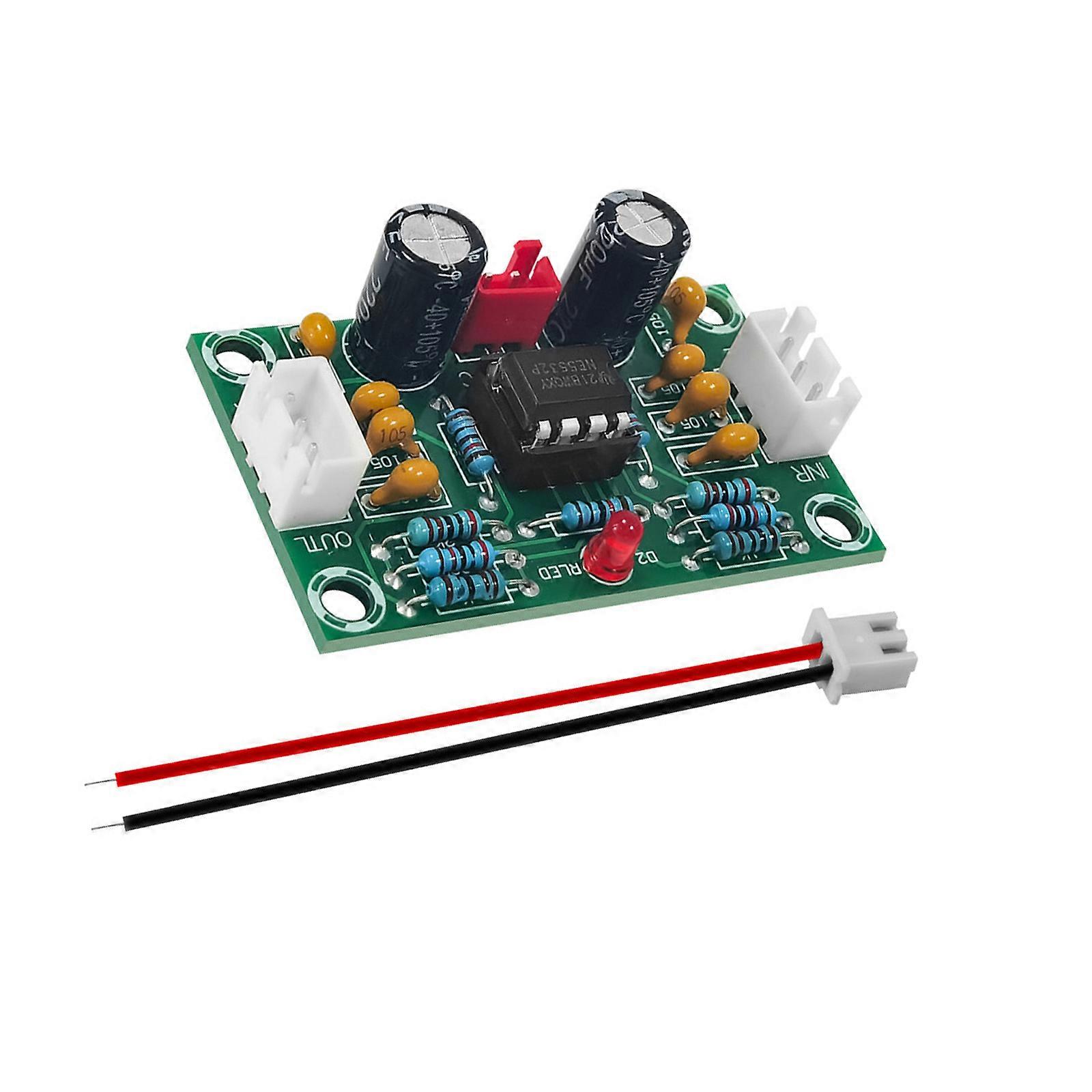 XH-A902 Sound Operational Preamplifier Board Module NE5532 Amplifier Front Panel Digital Tone Board Easy Installation Multicolor
