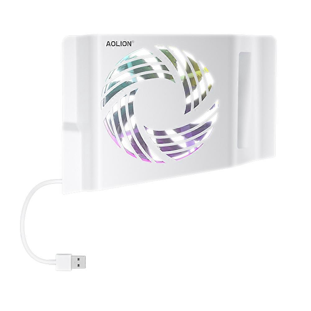 Aolion Console Cooling Fan for PS5 Slim Temperature Control Cooling Fan Optical Drive Digital Edition Universal RGB Light Fan