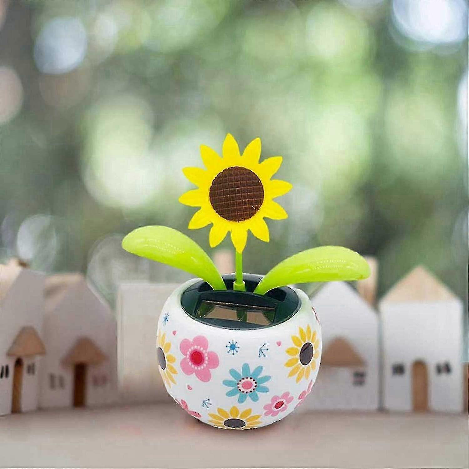 Eco-Friendly Solar-Powered Dancing Flowers for Insect & Animal Lovers