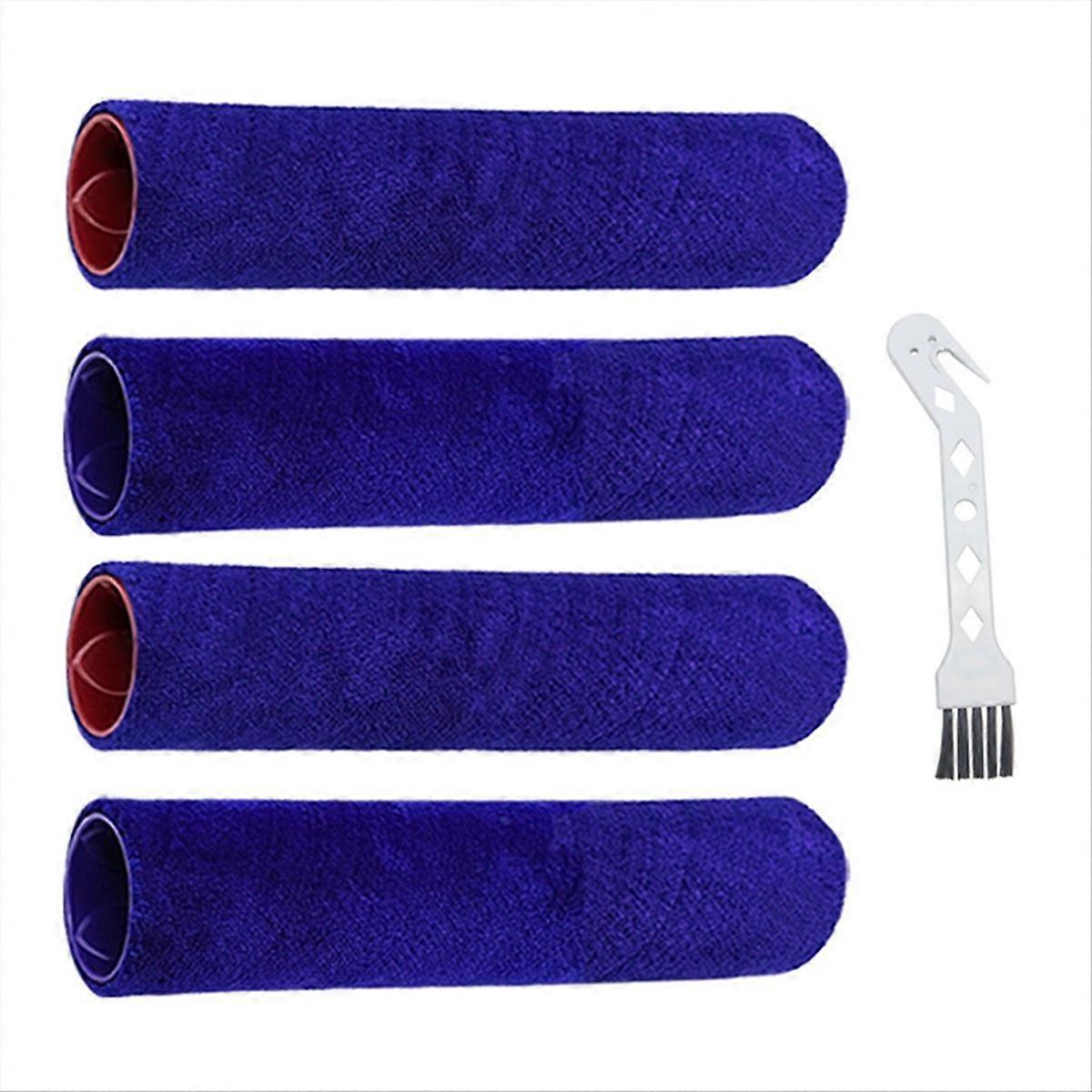 2sets Compatible for Wash G1 Floor Washer Cleaner Soft Main Brush Roller Replacement Accessory Spare