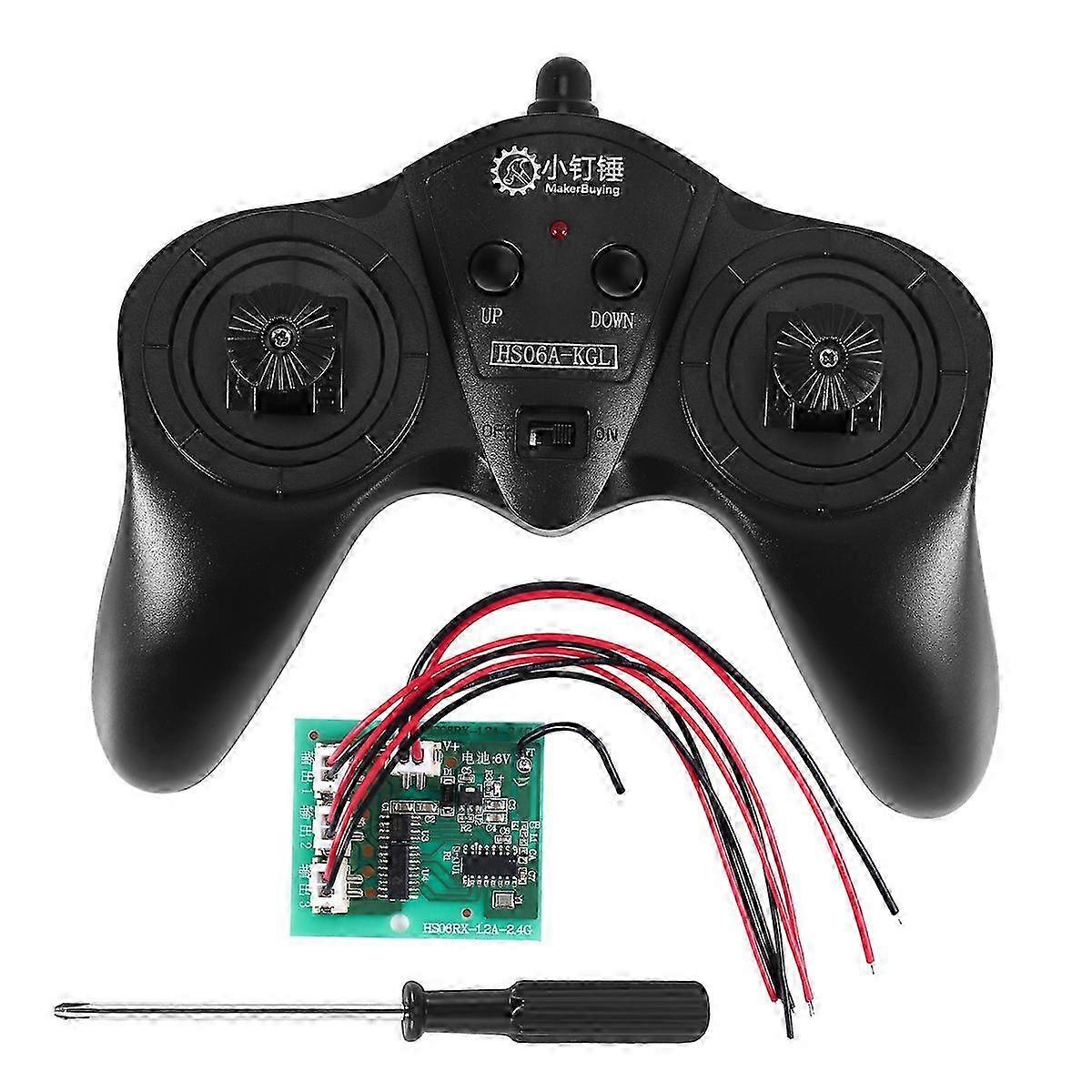 6CH 2.4G Remote Controller Power Transmitter Receiver Radio System