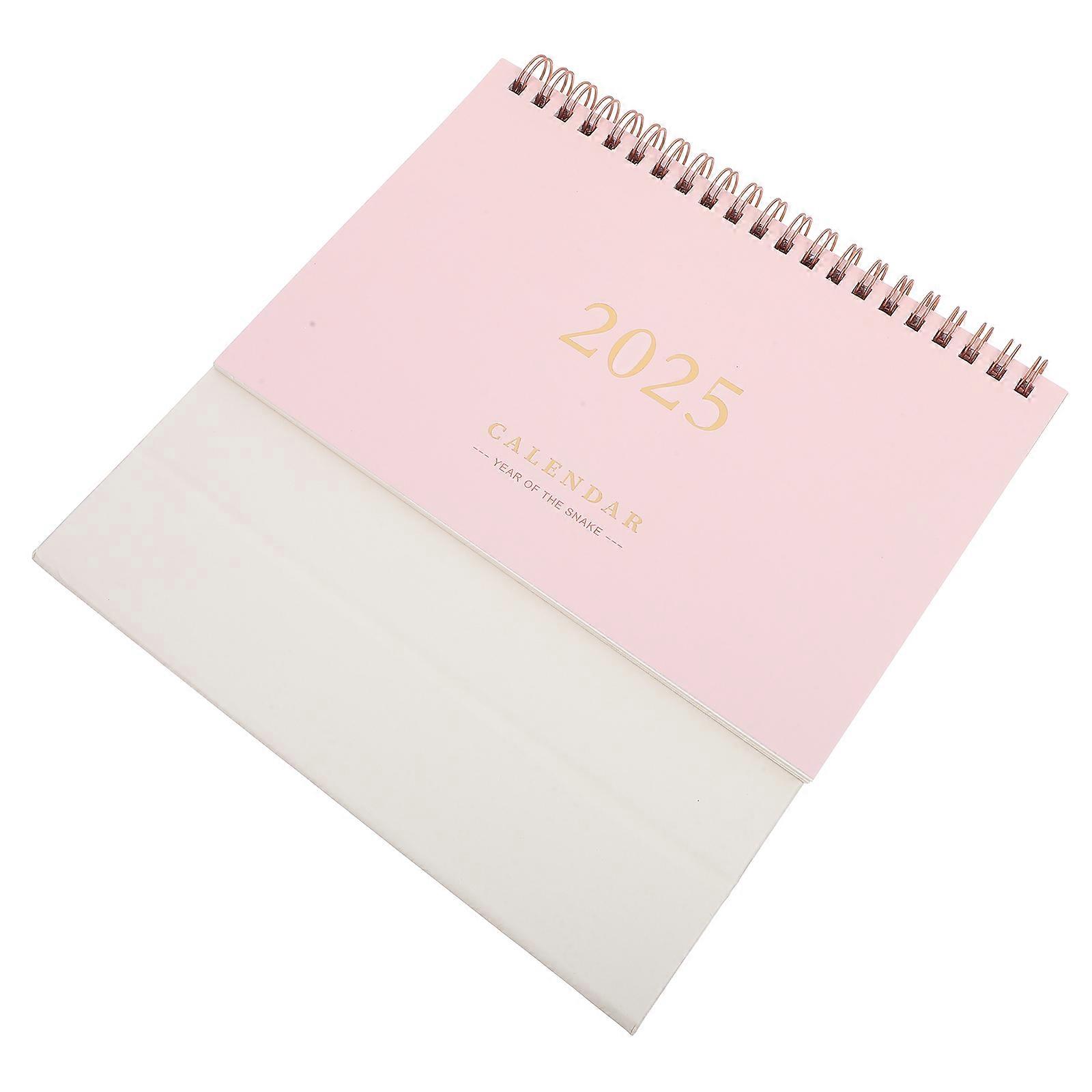Spiral Binding Year Calendar Desktop Calendar for Office Use