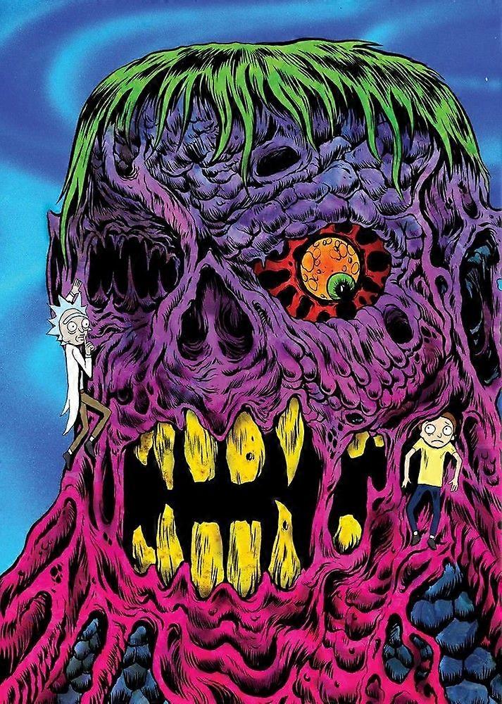 Rick And Morty Jigsaw Puzzle Brain Teaser EB 1565