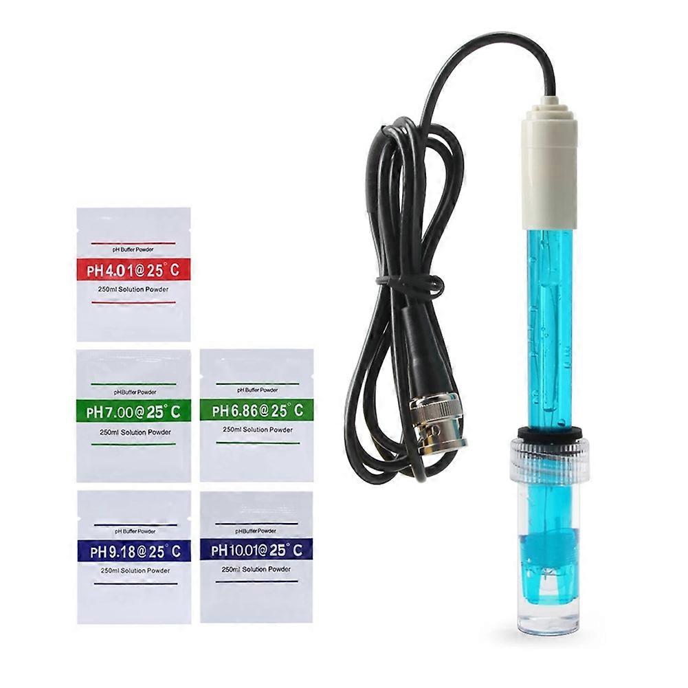 PH Replacement Probe with BNC Interface 300cm Cable 0-14 PH Q9 Probe Controller Oxidation-Reduction Potential Sensor
