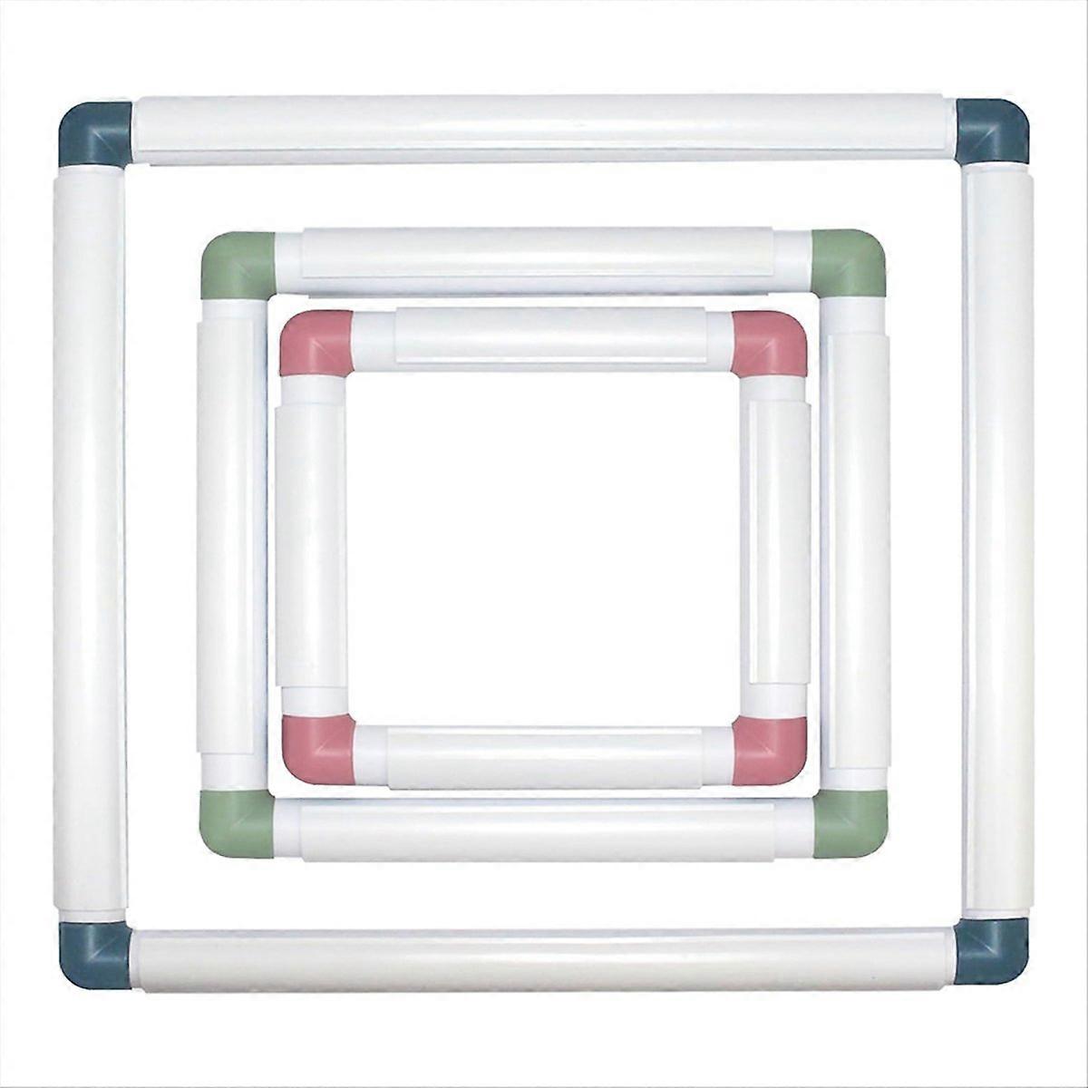 3-Pack Hoops Embroidery Quilting Frame,As Shown
