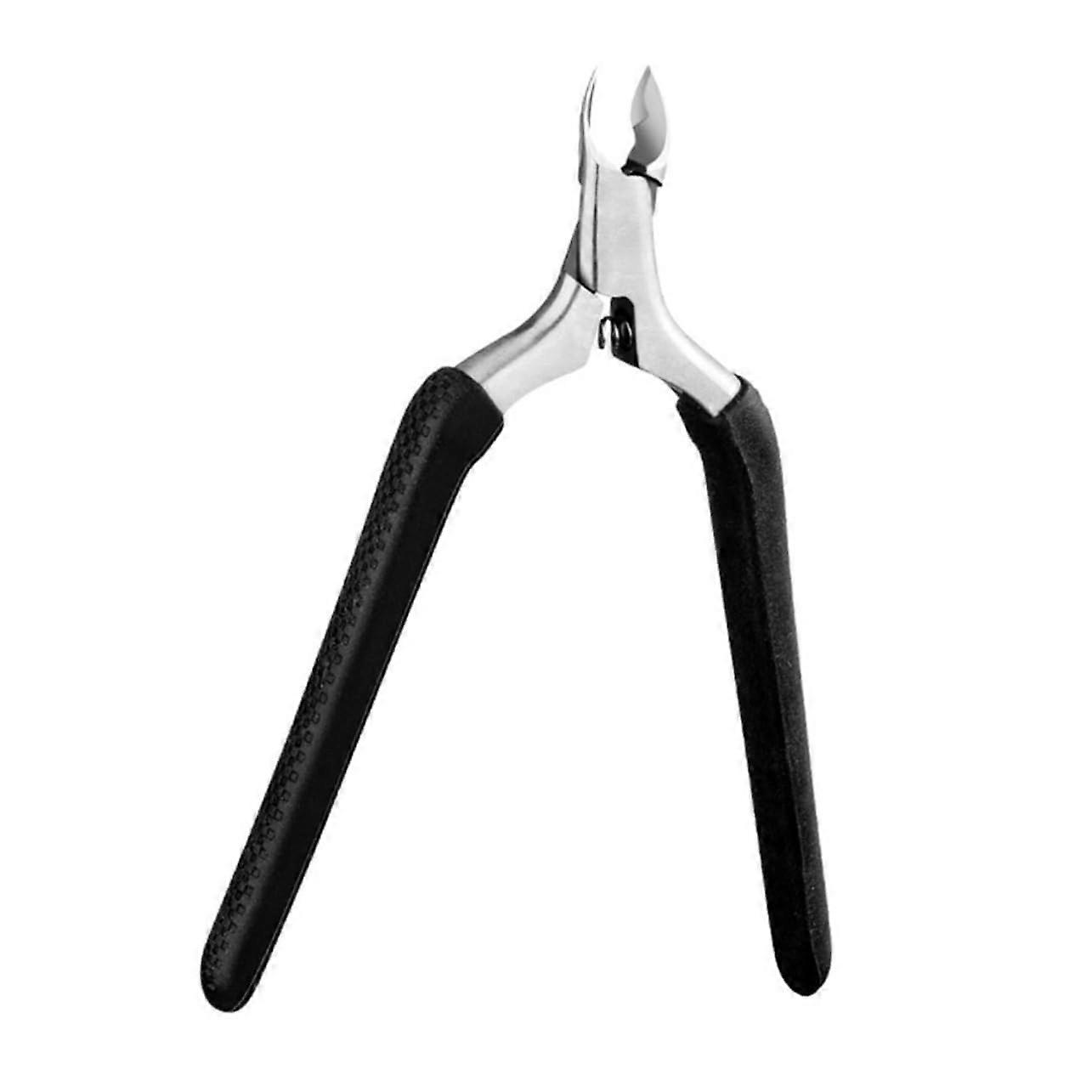 Professional Stainless Steel Cuticle Nipper with AntiSlip Handle for Precise Manicure and Pedicure