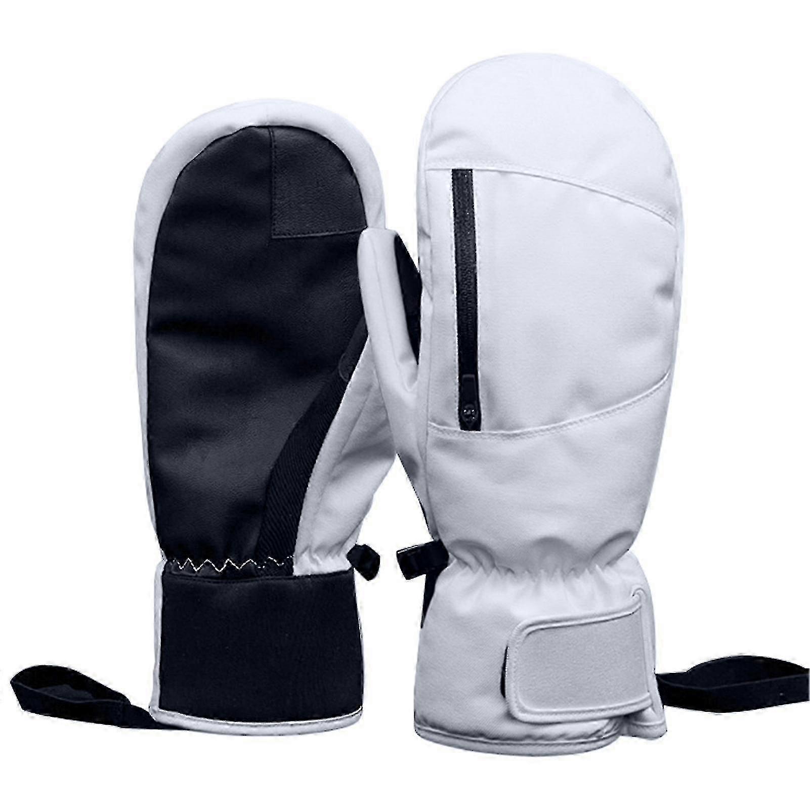 Touchscreen-Enabled Snow Gloves for Winter Activities, Waterproof