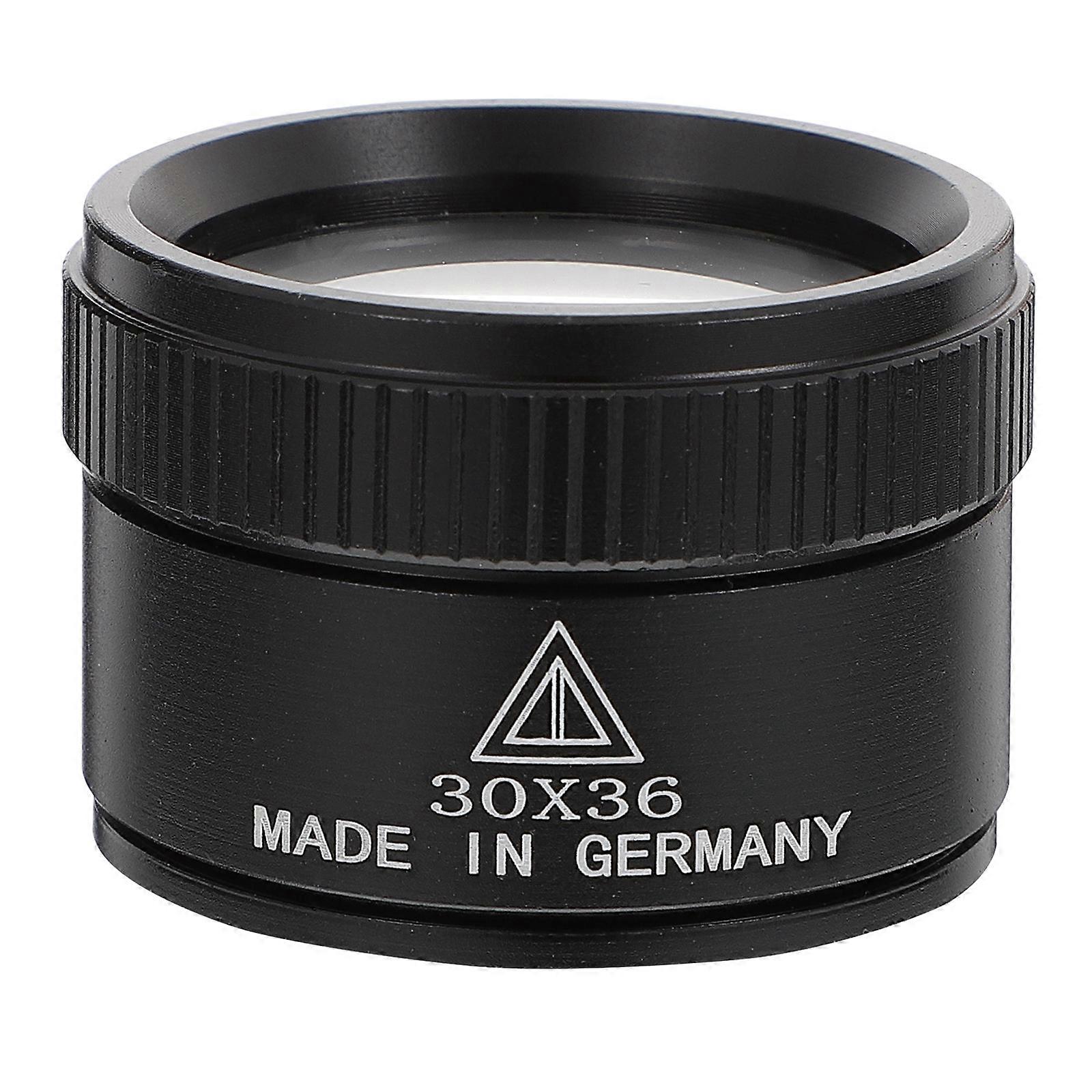 Black Magnifying Loupe Optical Magnifier for Magnifying Use 4Pcs Set