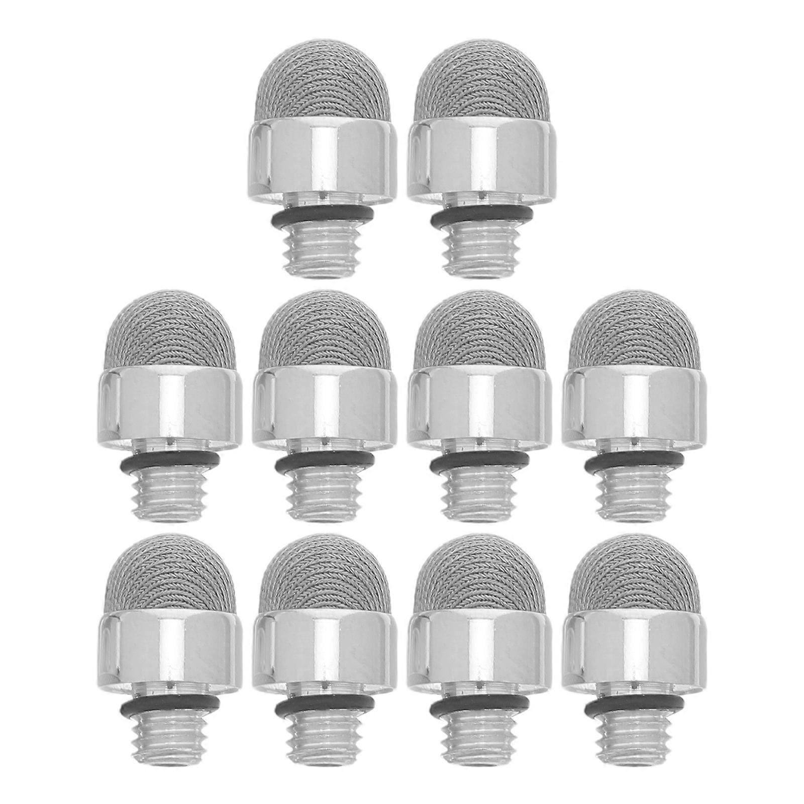Replacement Stylus Tips for Pens 10Pcs Silver Aluminum Capacitive Touch Nibs