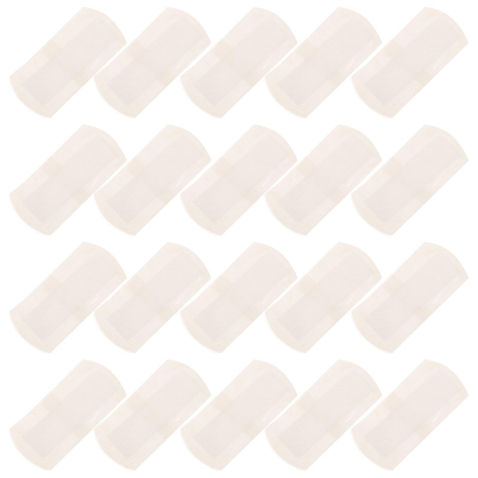 Breathable Waterproof Eyebrow Wrap for Protection with 20Pcs White Strips