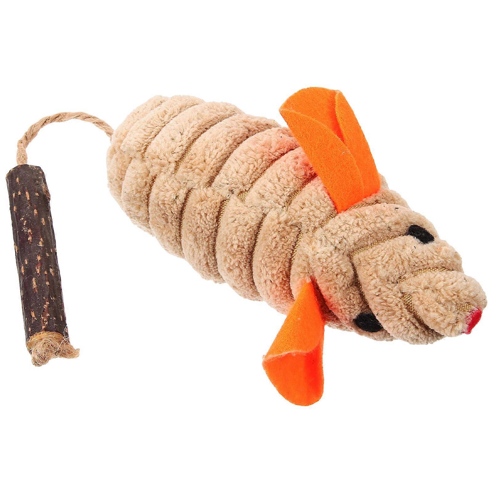 Interactive Cat Toy Stuffed Mouse For Indoor Play Mouse Shape 5Pcs For Stress Relief