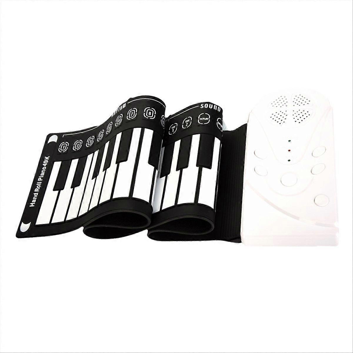 Roll Up Piano 49 Keys Electric Piano Keyboard Portable Keyboard