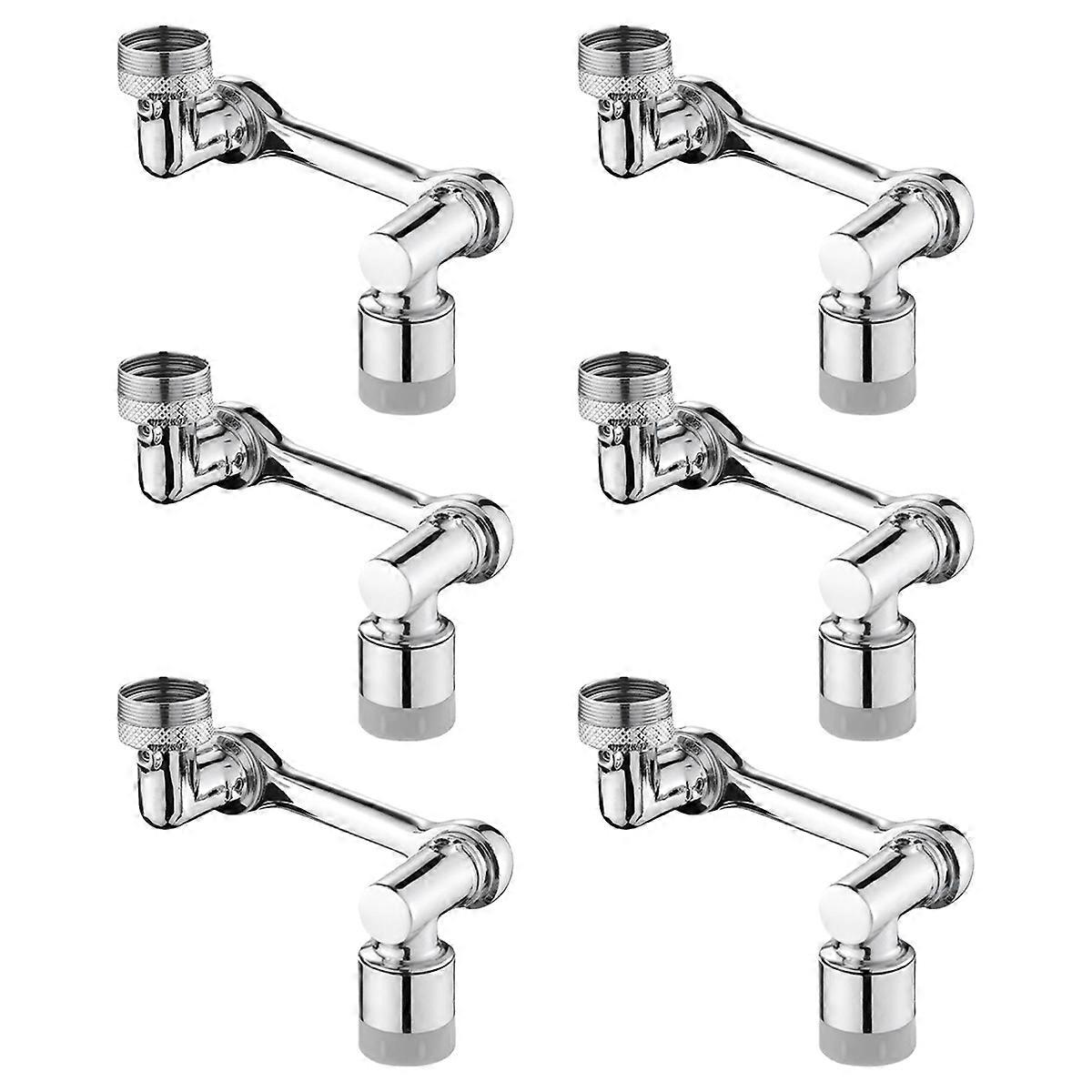 Multi Swivel Faucet for Kitchen Faucets Extender Tap Robot Arm Faucet Extension Bathrooms Accessories Extensible 6pcs
