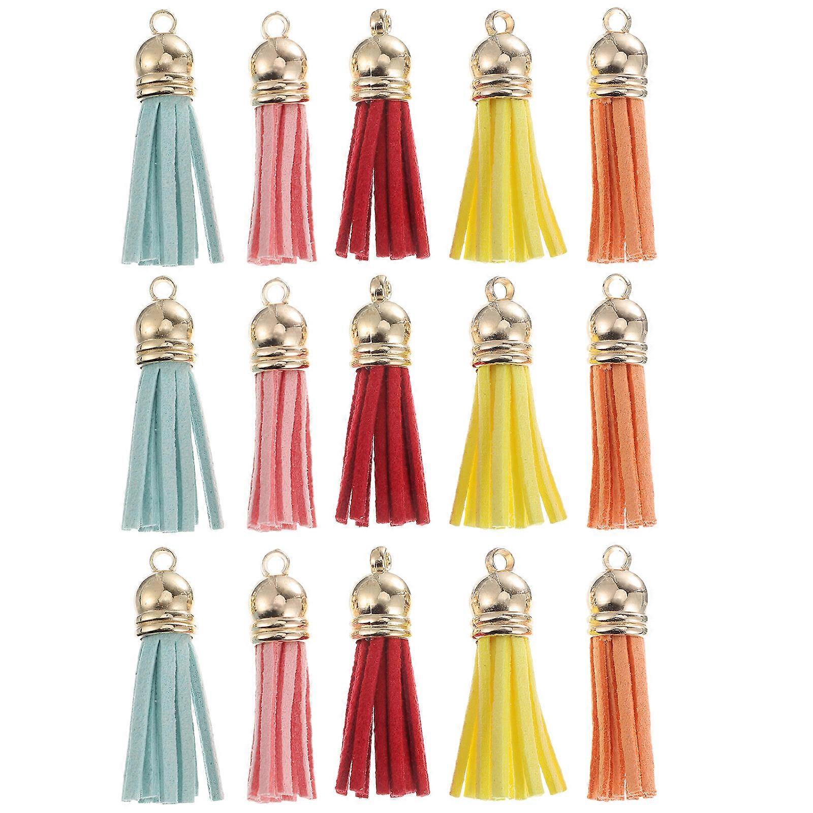 Tassel Pendant Keychain Decor for Handmade Craft 25Pcs