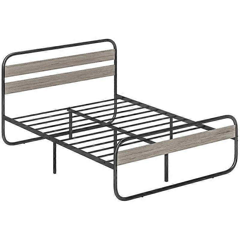 King Size Steel Industrial Bed Frame with Strong Base