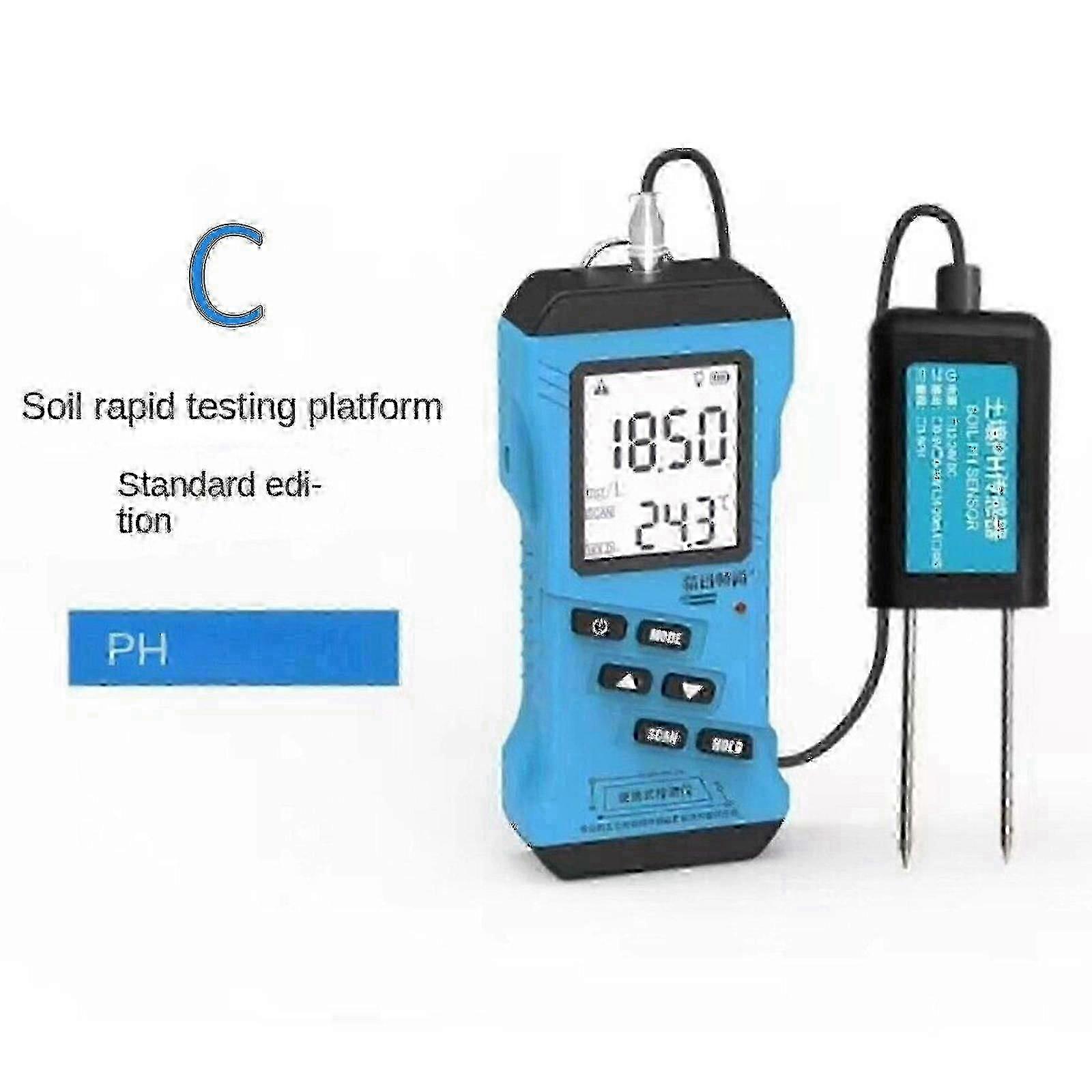 Soil Tester For Ph, Ec, Npk, Humidity, Temperature | Lcd Display | Modbus Protocol - Mxbc