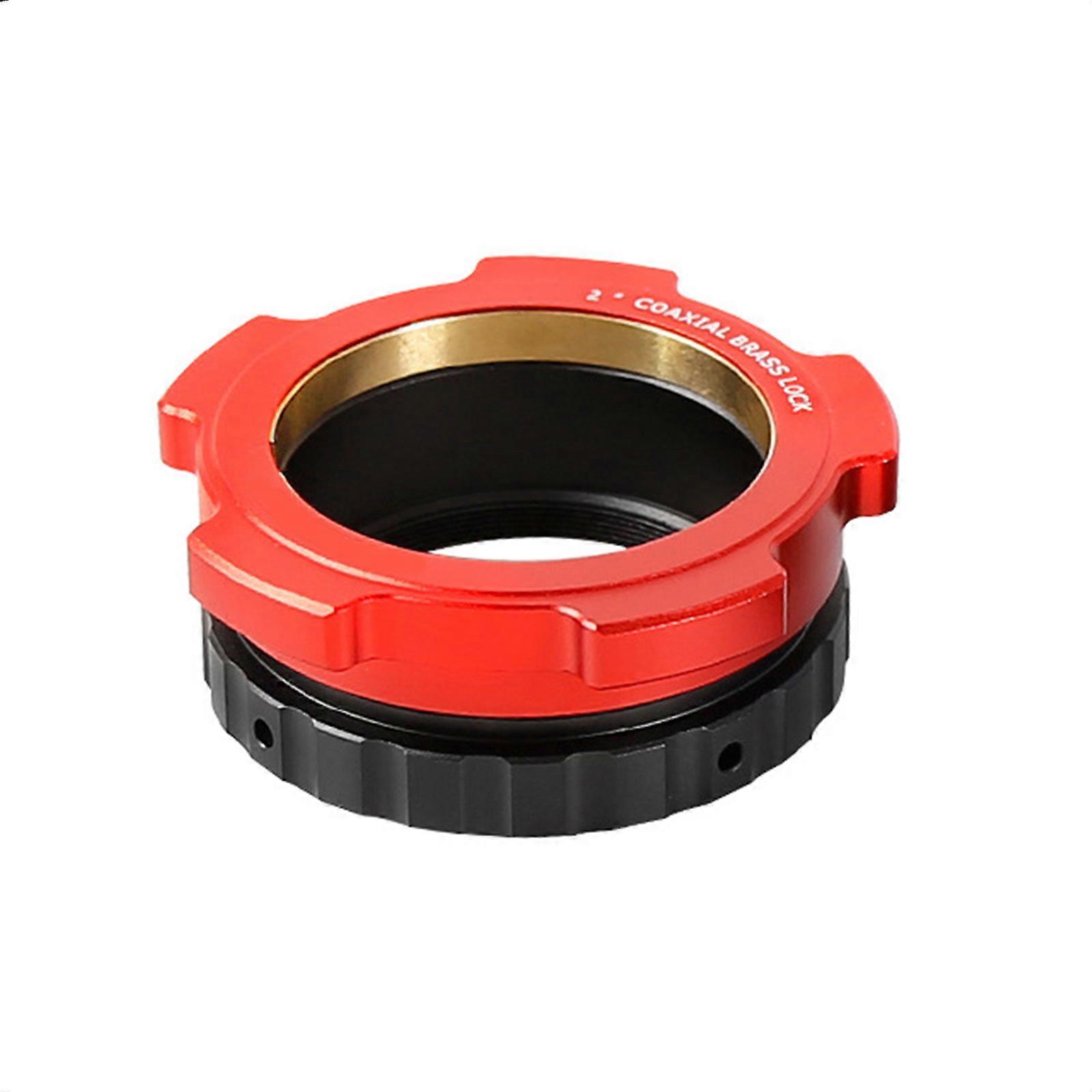 Universal M48 to 2 In Coaxial Lock Inner Adapter for Astronomy Equipment Ensuring High Stability and Precisions  Red