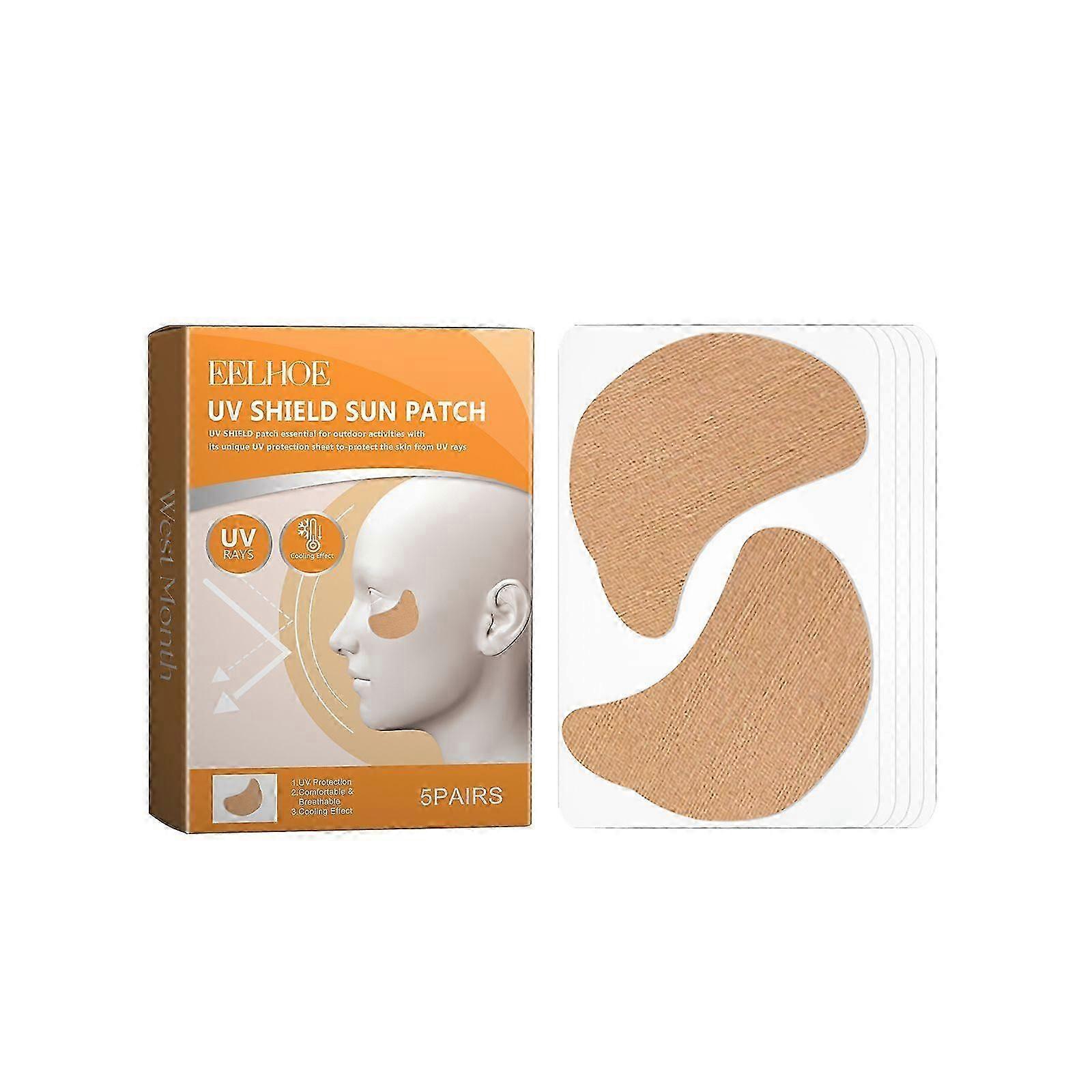 UV protective eye strips