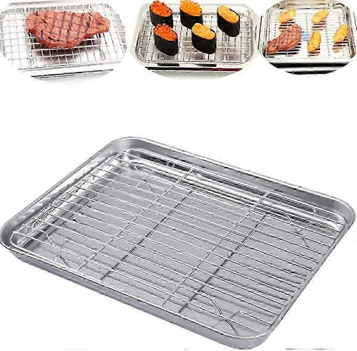 Rustfritt stål avløpsoljekjølerist, grillplate baking matlagingsverktøy